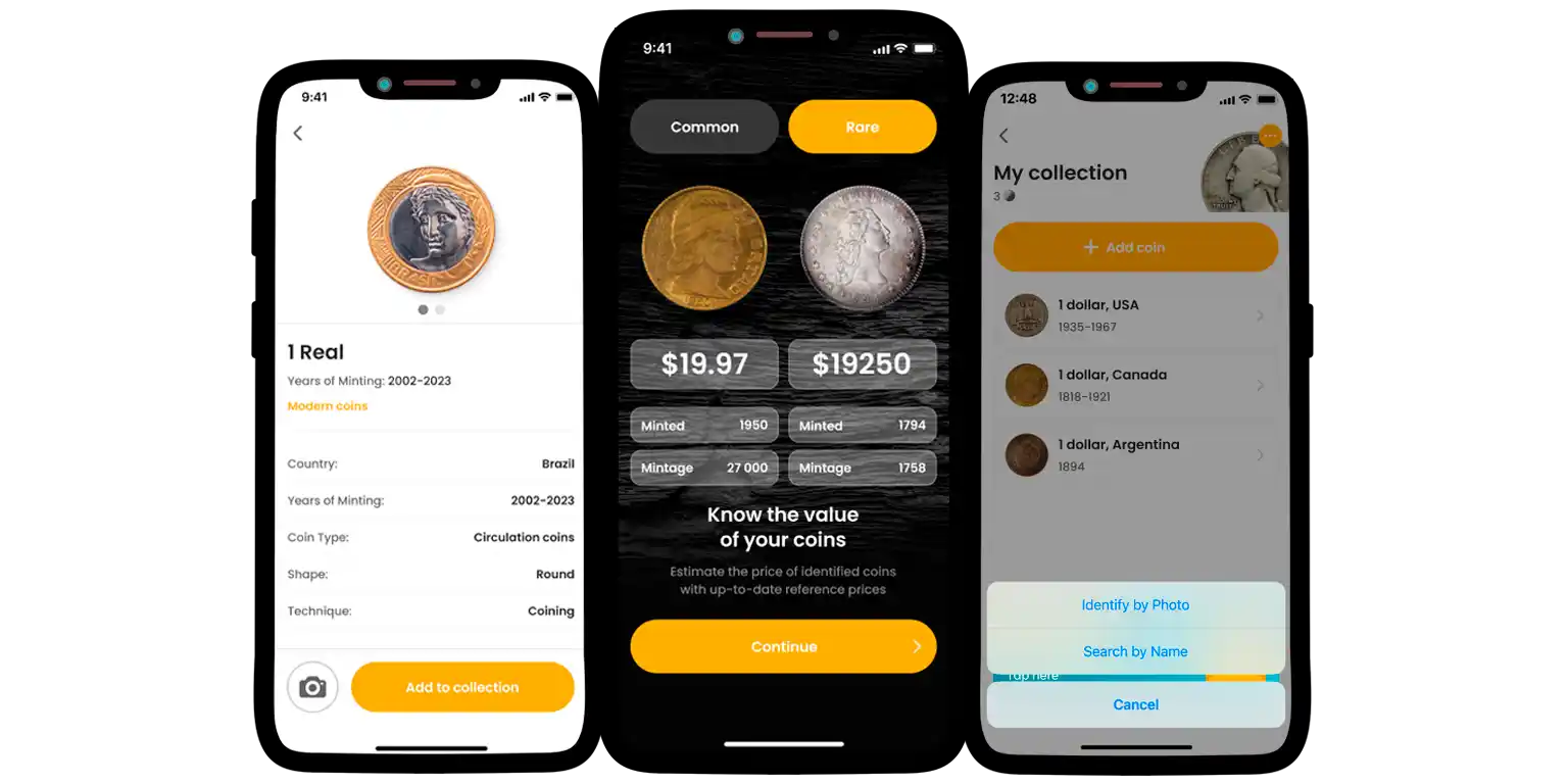 Overview of the Coin ID Scanner interface.